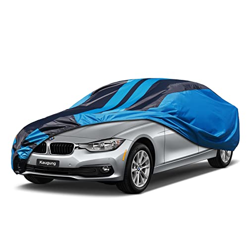 Car Cover Waterproof Custom Fit BMW 3 Series(1999-2025), Full Exterior Cover for Automobiles Lightweight Resistant Outdoor Sun UV Rain Dust Snow Wind Protection.