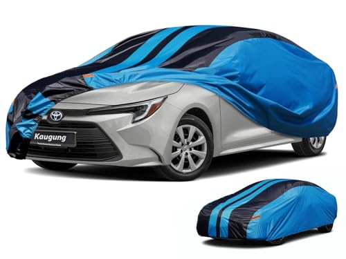 Car Cover Waterproof Custom Fit Toyota Corolla(2006-2025), Full Exterior Cover for Automobiles Lightweight Resistant Outdoor Sun UV Rain Dust Snow Wind Protection.