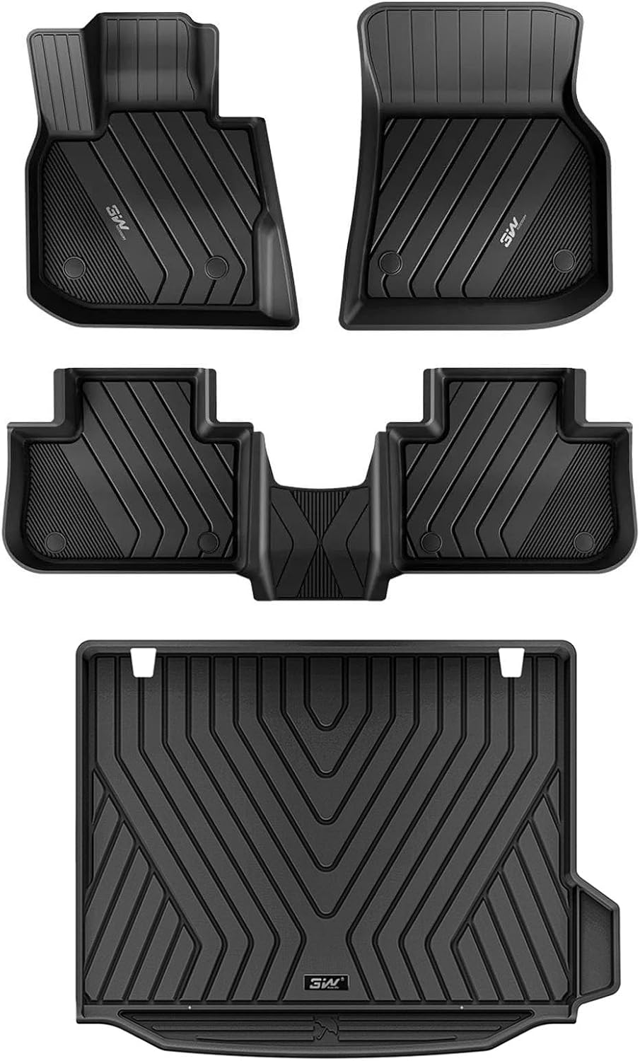 3W 2018-2024 BMW X3 Floor Mats & Cargo Liner