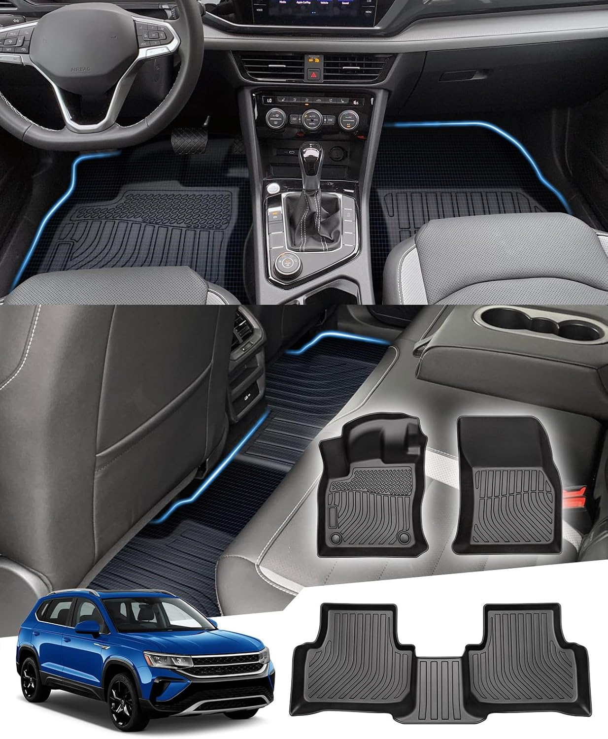 Sunsdrew VW Taos Floor Mats