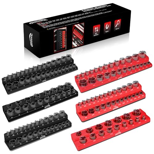 GOOACC Magnetic Socket Organizer Set
