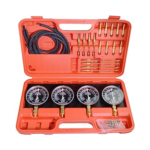 Universal Vacuum Carburetor Synchronization Balancer Gauge Carb Synchronizer Adjustment Tool Kit Compatible with Motorcycle BMW Honda Yamaha Kawasaki Suzuki GS KZ XS CB 550 650 750