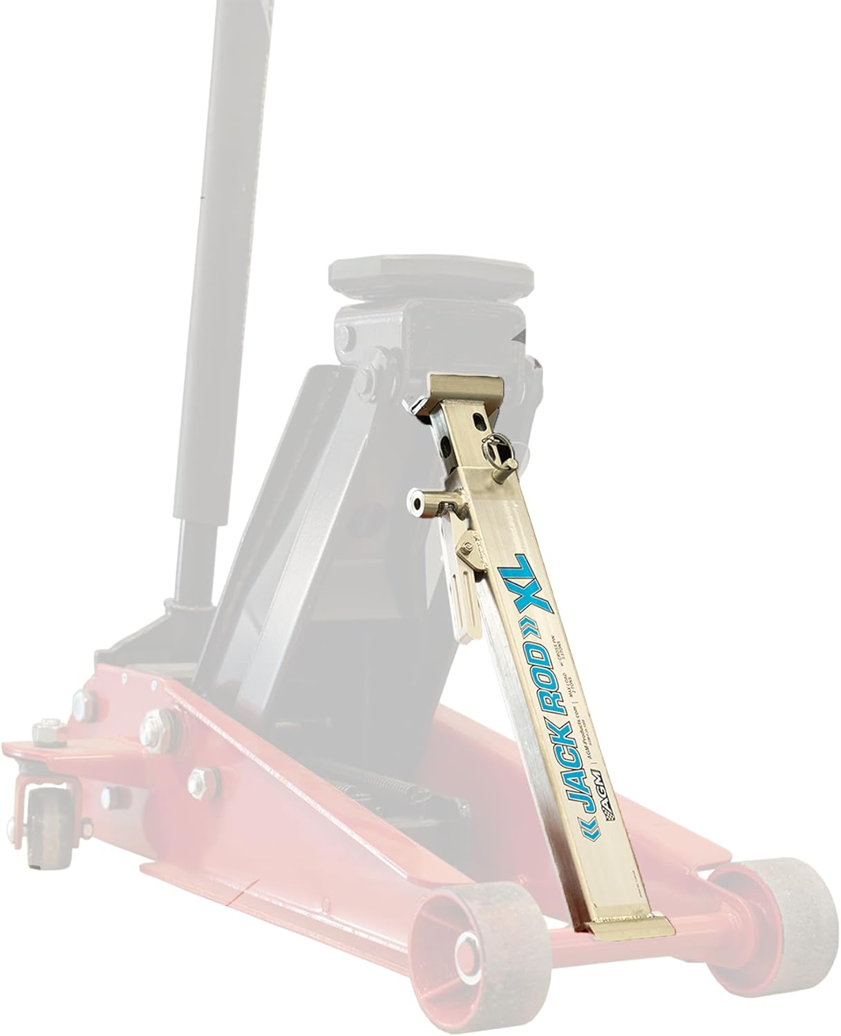 AGM Jack Rod, 3.5 Ton XL Locking Support Bar for Floor Jacks, Jack NOT Included, 24 Travel, 4.2 lb, Compact Jack Stand Alternative for Pickup Trucks & SUVs. Safer, Smarter Vehicle Support