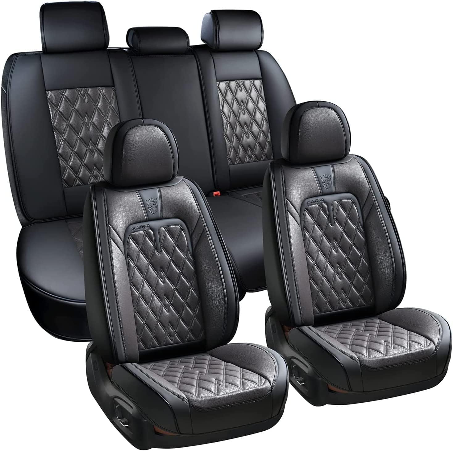 Coverado Car Seat Covers Full Set (Leathaire)