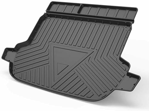 Forester Cargo Liner Compatible with 2014-2018 Subaru Forester,All Weather 3D Upgrade Modeling Black TPO Heavy-Duty Waterproof Rear Cargo Trunk Tray Floor Mats Protector