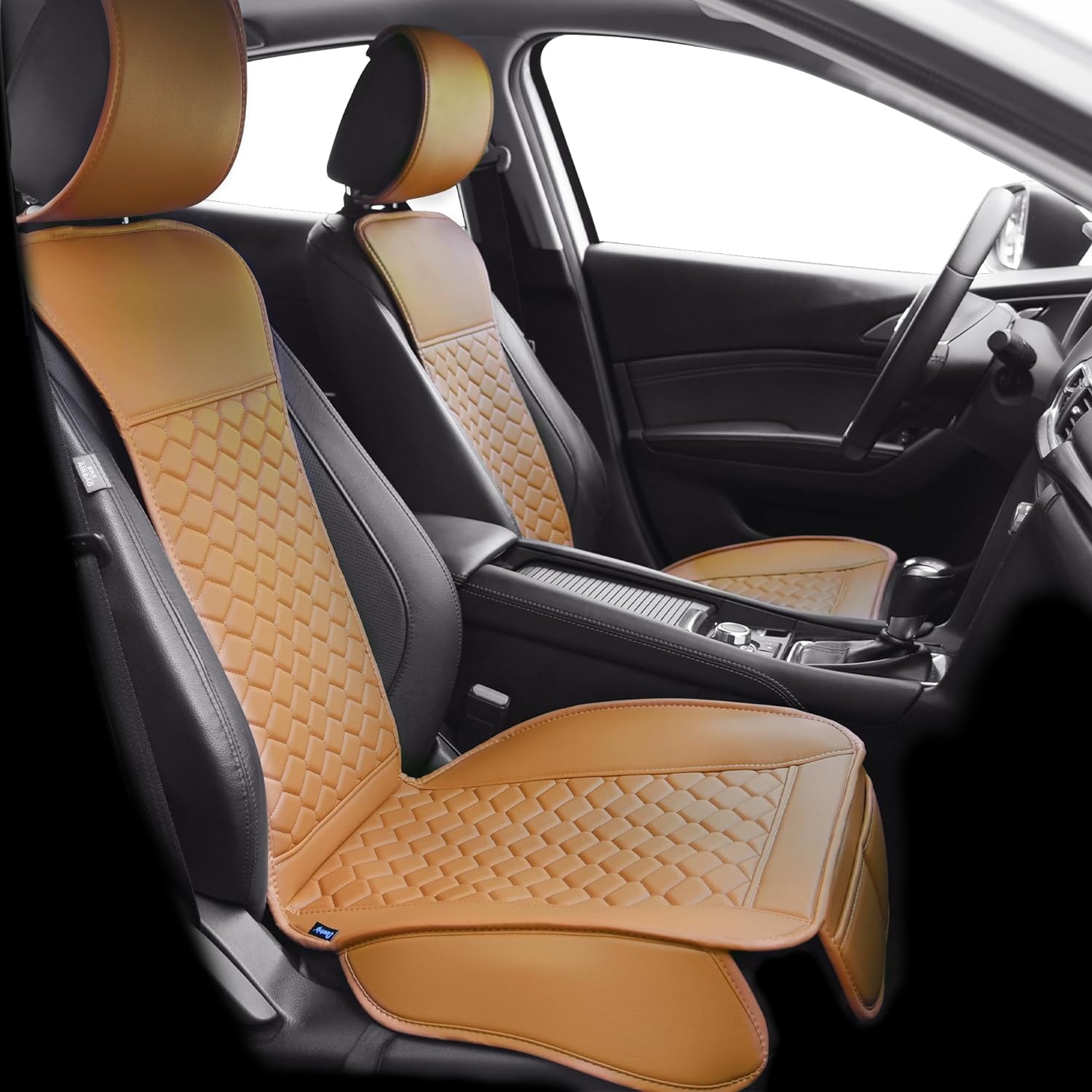 Elantrip 2PC Front Seat Covers (Whiskey)