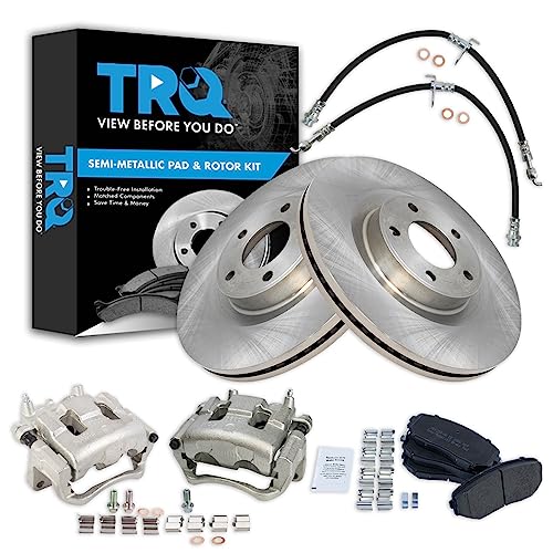 TRQ Front Brake Pad & Rotor Kit (Ford Edge/MKX)