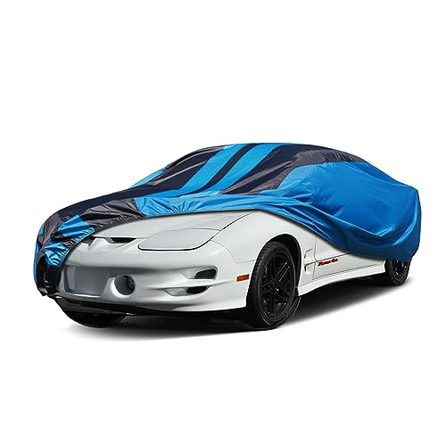 Car Cover Waterproof Custom Fit Pontiac Firebird(1982-2002), Full Exterior Cover for Automobiles Lightweight Resistant Outdoor Sun UV Rain Dust Snow Wind Protection.