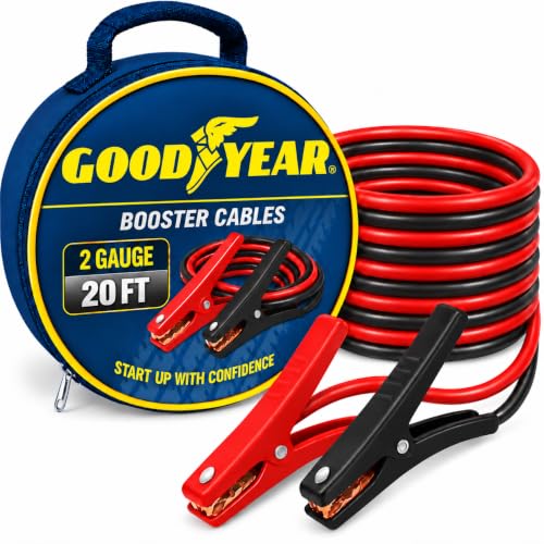 GOODYEAR 2 Gauge 20 ft Jumper Cables