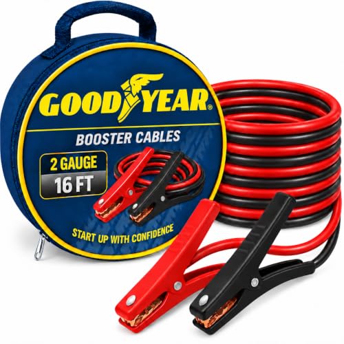 GOODYEAR 2 Gauge 16 ft Jumper Cables