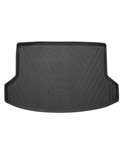 Powerty Trunk Mat for 2020-2025 Kia Seltos Accessories Cargo Mats TPE All Weather Cargo Liner Heavy-Duty Trunk Liners(Just Fits Without Subwoofer)(No SX Turbo Models)