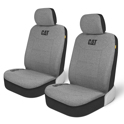 CAT CozyBlend Jersey Seat Covers (Gray Heather)