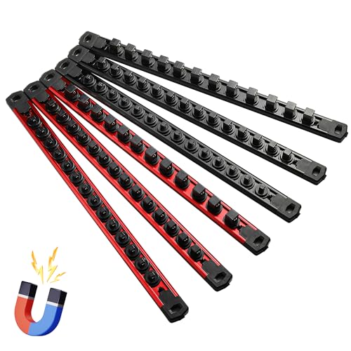 Reniteco Magnetic Socket Organizer (Red&Black)