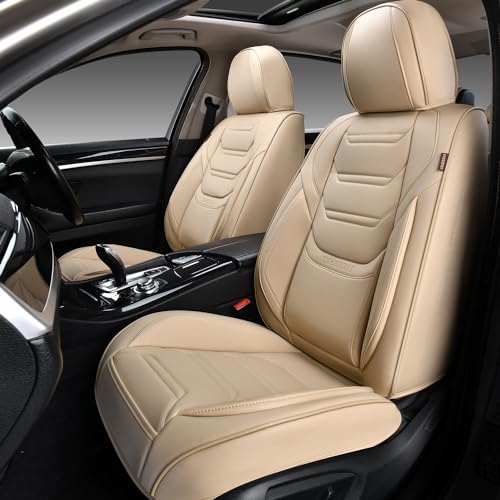 TIEHESYT Car Seat Covers (Beige)