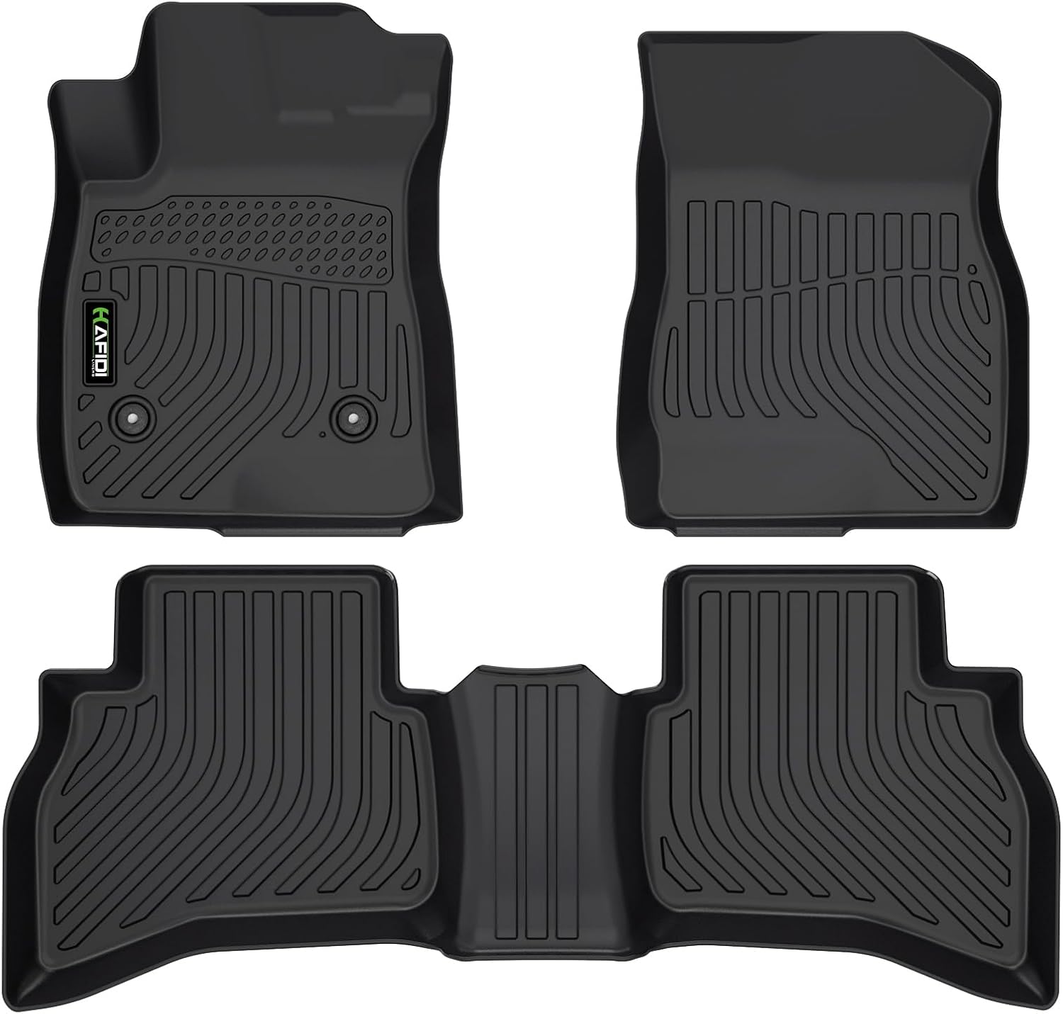 Floor Mats Custom for Chevy Trailblazer (AWD Only) 2021-2026 All Weather Protection TPE Heavy Duty Non-Slip Automotive Floor Liners Full Set