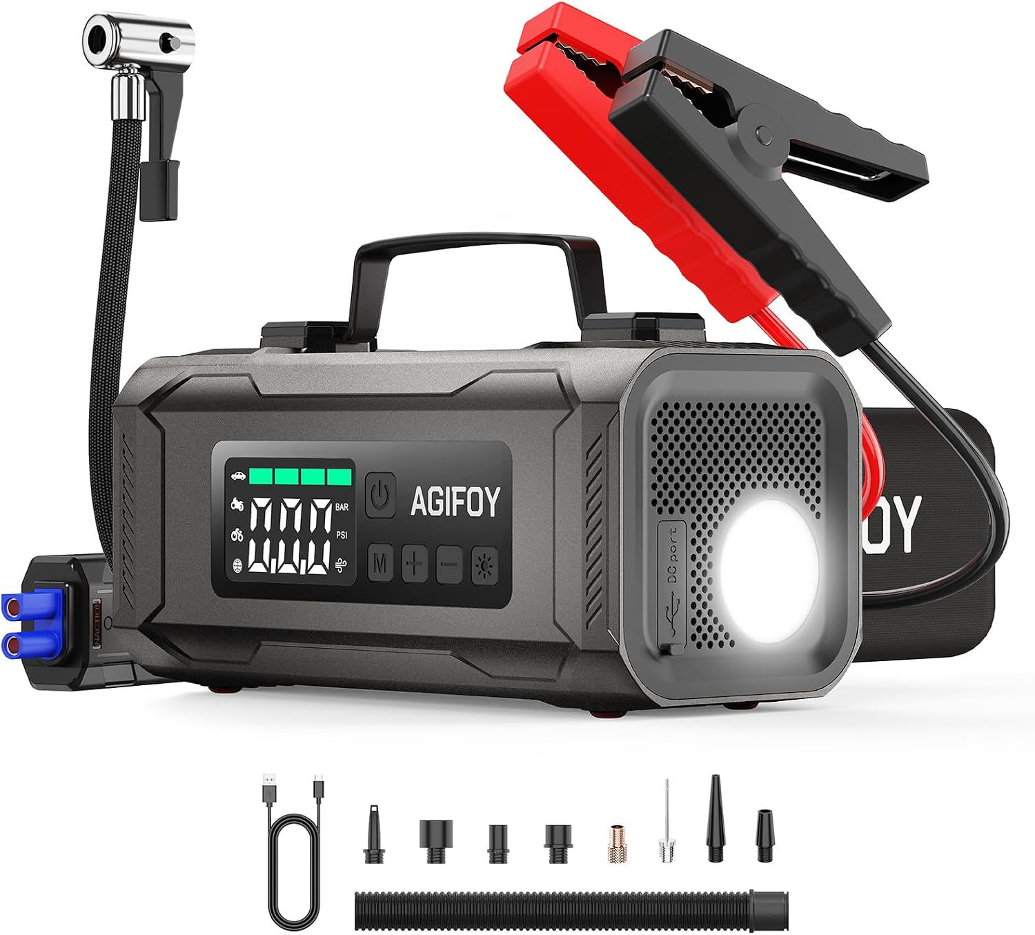 Agifoy 6-in-1 2500A Jump Starter