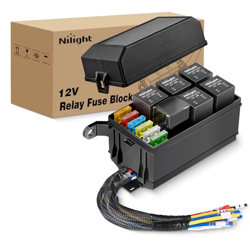 Nilight 12V Fuse Relay Box
