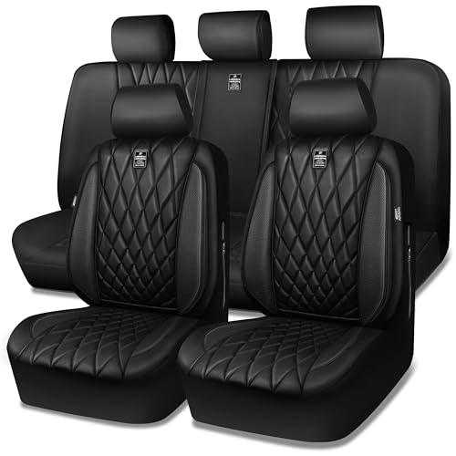 CAR PASS Faux Leather Seat Covers (Best Value)