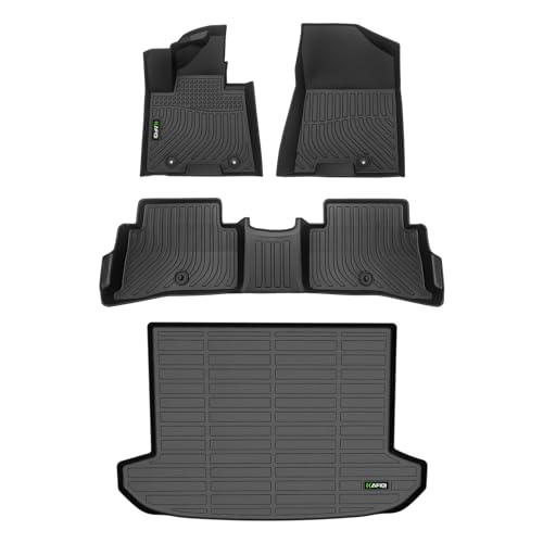 All Weather Floor Mats & Cargo Liner Set for 2017-2022 Kia Sportage (Gas ONLY) Full Set Accessories (Cargo Tray in Upper Deck Position)