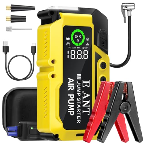 E-Ant Car Battery Jump Starter w/Compressor