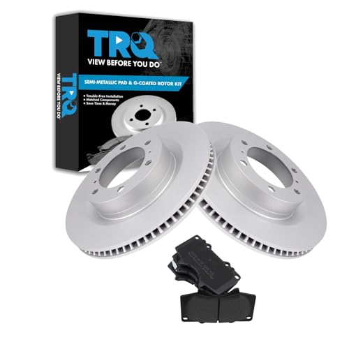 TRQ Front Brake Pad & Rotor Kit (GX460/4Runner)