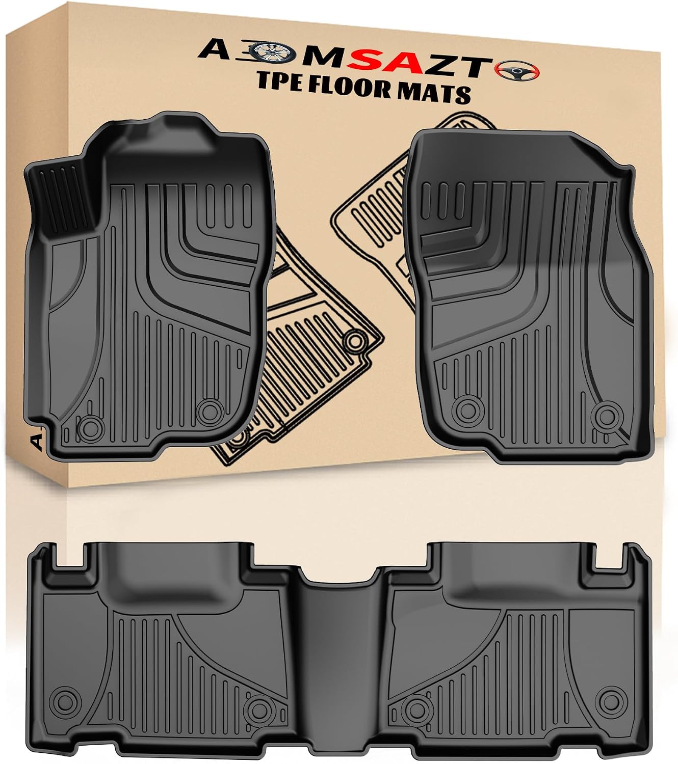 AOMSAZTO TPE Custom-Fit Mats