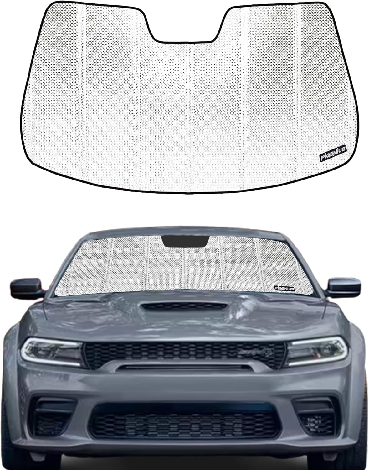 Pigenius Windshield Sun Shade for Dodge Charger (2011-2023)
