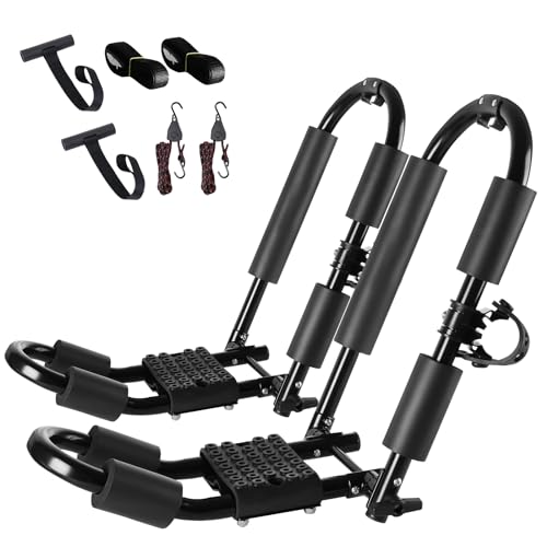 FORWODE 1‑Pair J‑Bar Roof Rack