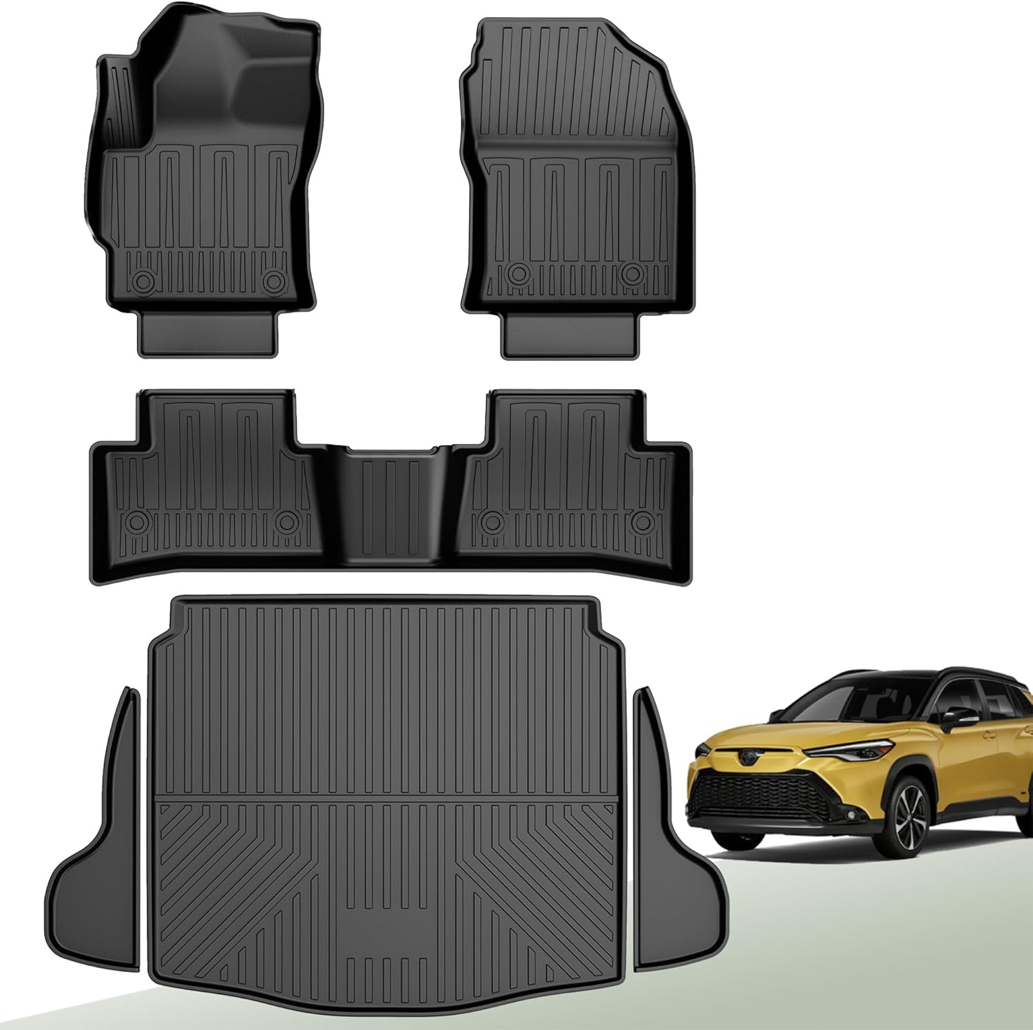 IKABEVEM Corolla Cross Floor Mats & Cargo Liner