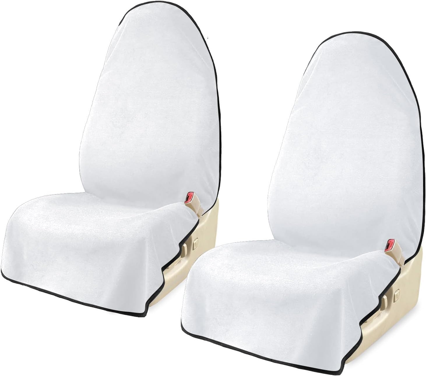 AOTOTON White Waterproof Towel Seat Cover