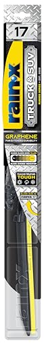 Rain-X 870117 Truck & SUV Rugged Series Premium Wiper Blades, 17 Inch Windshield Wipers (Pack Of 1), Automotive Replacement Windshield Wiper Blades Engineered For All Driving Adventures
