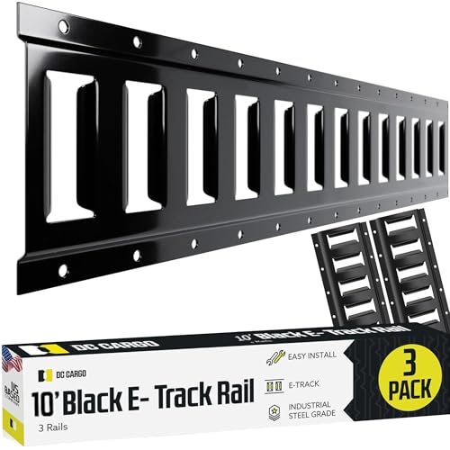 DC Cargo Mall E Track Rail Kit 10' (3 Pack)