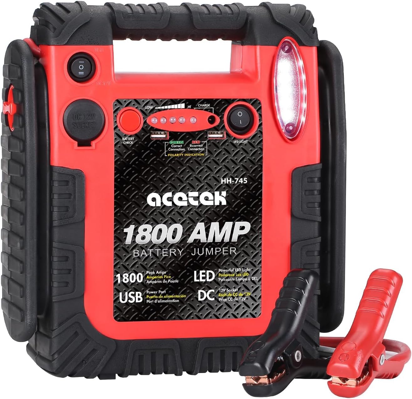 acetek 20000 mAh Jump Starter