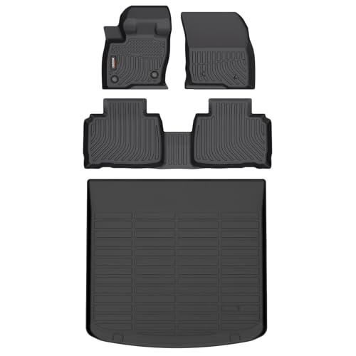 Binmotor-Floor Mats & Cargo Liner for Lincoln Nautilus 2019-2023/ Lincoln MKX 2016-2018, All Weather Car Mats for Nautilus Rubber Liners Accessories
