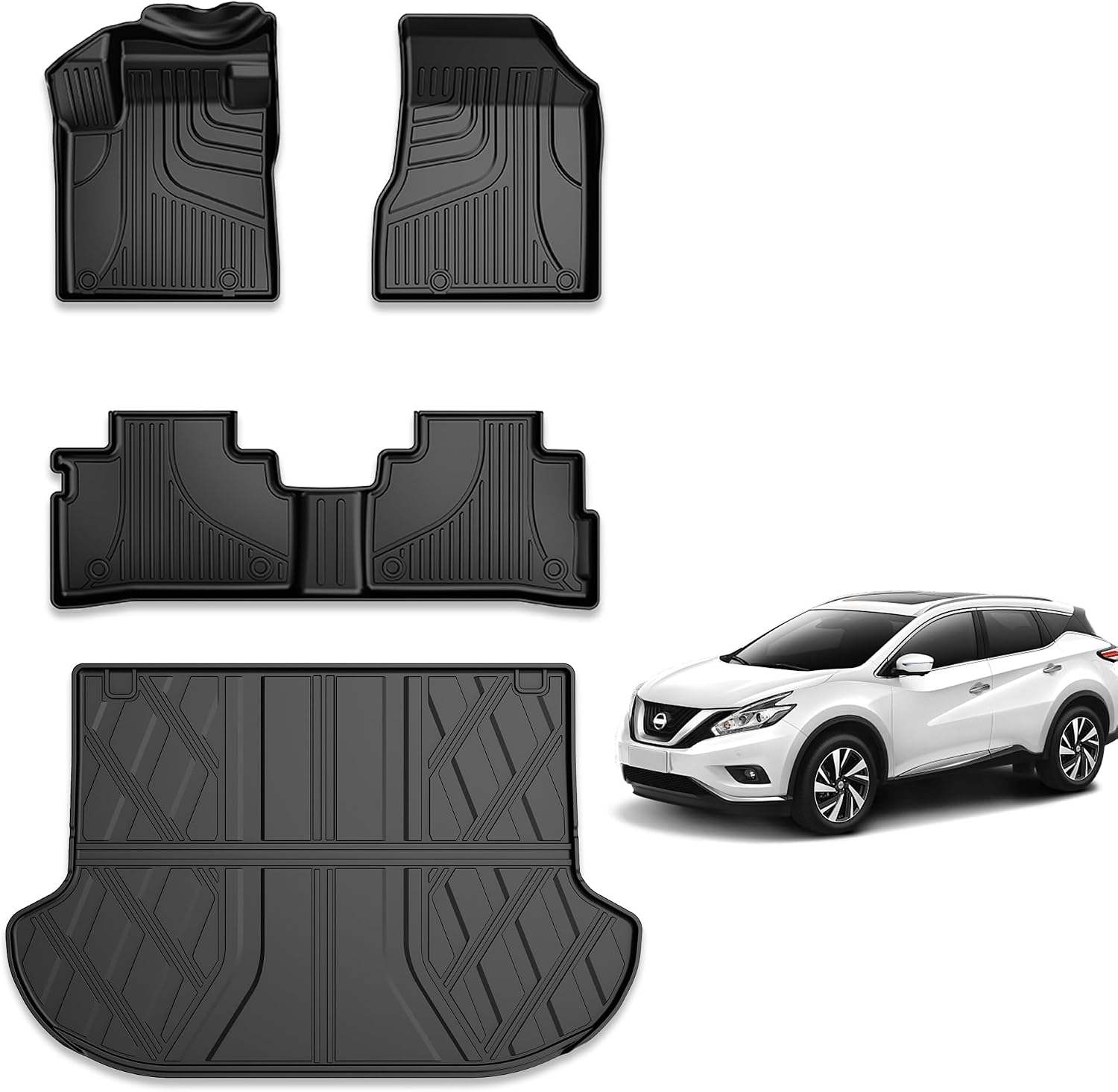 AOMSAZTO Floor Mats & Cargo Liner Set