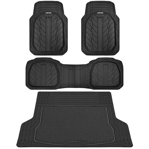 CAR PASS Deep Dish Black Floor Mats