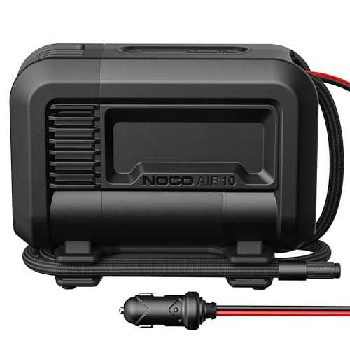 NOCO AIR10: UltraFast 10A Tire Inflator - 12V Portable Air Compressor Pump  36 SLPM Airflow Inflates 040 PSI in 3.8 Minutes  Digital Gauge + Auto-Shutoff