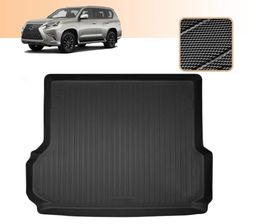 Trunk Mat for Lexus GX 460 2010-2023 - Custom Fit TPE Non Slip Cargo Liner - All Weather Guard Trunk Liner - 3D Shaped Laser Measured Cargo Mats for 2010-2023 Lexus GX GX460
