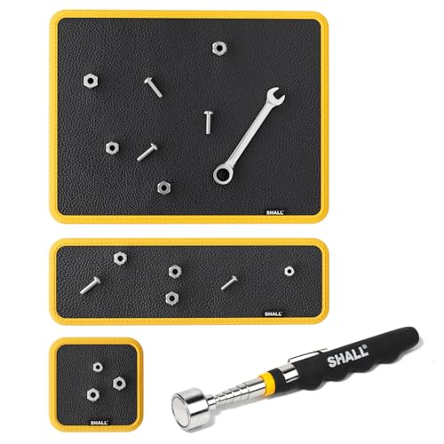 SHALL 3-Piece Magnetic Tool Parts Mat Set