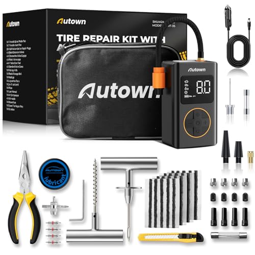 AUTOWN 54PCS Flat Tire Repair Kit