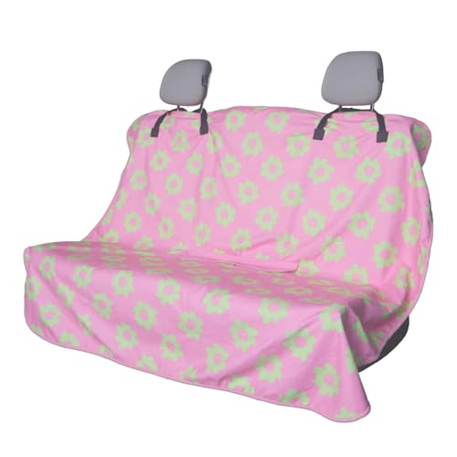 LoyaGour Waterproof Rear Bench (Flower & Pink)