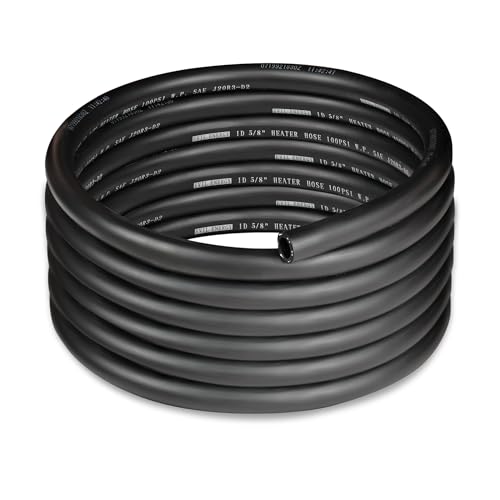EVIL ENERGY 5/8" Heater Hose Coolant Radiator Straight 100PSI SAE 20R3 15FT Black