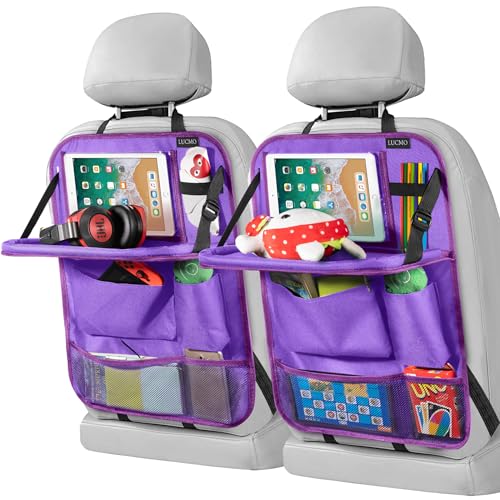LUCMO Car Backseat Organizer (Dark Purple)