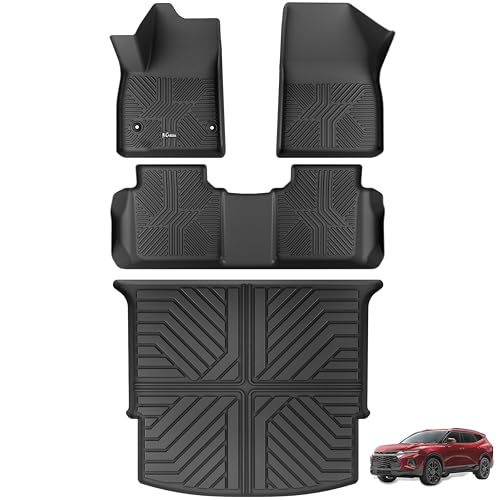 KARPAL Floor Mats for 2019-2025 Chevy Blazer Gas Only (Not for EV & Trailblazer), All-Weather TPE Custom Fit Floor Liners Car Accessories