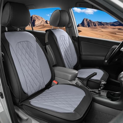 LINGVIDO Car Seat Covers  Premium Nappa Leather Full Set for Front & Rear Seats, Durable, Comfortable, Easy to Install, Fits Most Cars, Sedans, SUVs  Ideal for Commuters, Families & Road Trips