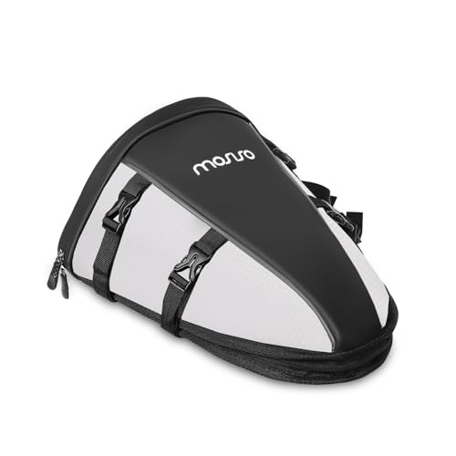 MOSISO Motorcycle Tail Bag (White)
