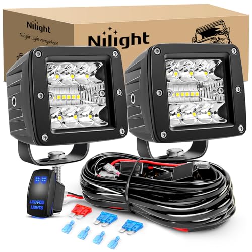 Nilight 3in 42W LED Cubes