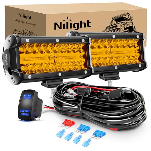 Nilight 6.5" Amber LED Bar