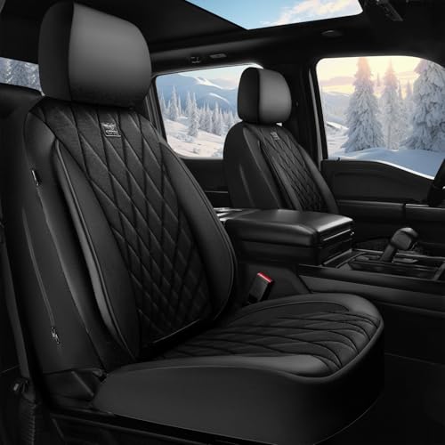 CAR PASS Luxury Faux Leather Car Seat Covers