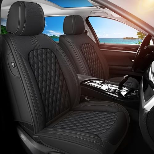 FaiFani Breathable Leather Seat Covers (Front)